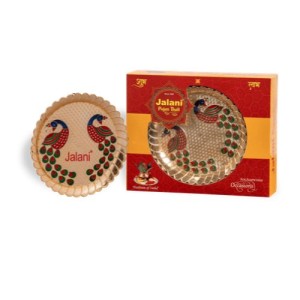 Jalani Pooja Box with 6-inch Acrylic Pooja Thali - MRP 301/-