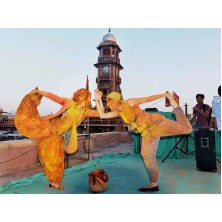 Orange Holi Gulal - 100 gram