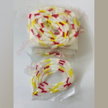 Cotton Wicks Vastram / Mala - Red-Yellow Mix